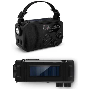 Портативне радіо Philips TAR1609 FM/MW, Solar Power, LED Light, Kinetic & Li-ion battery, TAR1609/00 UA